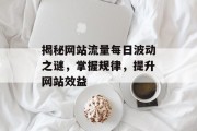 揭秘网站流量每日波动之谜，掌握规律，提升网站效益