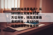 谁的网站流量最高？从SEO到社交媒体的全方位分析，找出流量最高的网站，从SEO到社交媒体的全面分析