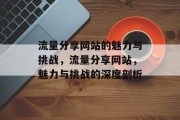 流量分享网站的魅力与挑战，流量分享网站，魅力与挑战的深度剖析