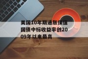 美国10年期通胀保值国债中标收益率创2009年以来最高