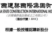 中国建筑，获东方资产管理子公司认购新股近30亿元