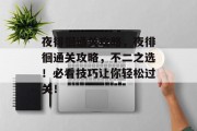 夜徘徊通关攻略，夜徘徊通关攻略，不二之选！必看技巧让你轻松过关！