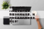 分析 analytics网站流量的策略，数据分析网站流量，如何制定有效的策略提高转化率?