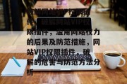 破解网站VIP权限插件，破解网站VIP权限插件，滥用网站权力的后果及防范措施，网站VIP权限插件，破解的危害与防范方法分析