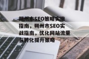 朔州市SEO策略实施指南，朔州市SEO实战指南，优化网站流量与转化提升策略