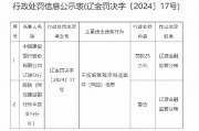 建设银行辽源分行被罚25万元：因未按监管规定报送案件（风险）信息
