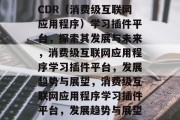 CDR（消费级互联网应用程序）学习插件平台，探索其发展与未来，消费级互联网应用程序学习插件平台，发展趋势与展望，消费级互联网应用程序学习插件平台，发展趋势与展望