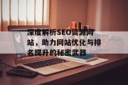 深度解析SEO资源网站，助力网站优化与排名提升的秘密武器