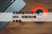沈阳网站SEO找行者SEO，沈阳SEO提升策略