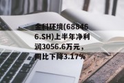 金科环境(688466.SH)上半年净利润3056.6万元，同比下降3.17%