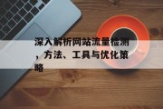 深入解析网站流量检测，方法、工具与优化策略