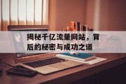 揭秘千亿流量网站，背后的秘密与成功之道