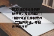 探索tt网站插件的神秘世界，发掘隐藏在TT插件背后的神秘世界，TT插件揭秘，神秘世界的秘密