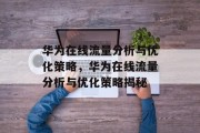 华为在线流量分析与优化策略，华为在线流量分析与优化策略揭秘