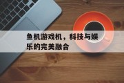 鱼机游戏机，科技与娱乐的完美融合