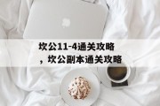 坎公11-4通关攻略,坎公副本通关攻略