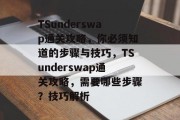 TSunderswap通关攻略，你必须知道的步骤与技巧，TSunderswap通关攻略，需要哪些步骤？技巧解析