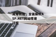 从零开始，全面解析ASP.NET网站搭建过程