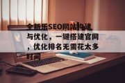 全新乐SEO网站构建与优化，一键搭建官网，优化排名无需花太多时间