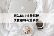 网站DNS流量解析，优化策略与重要性