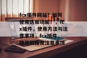fcx插件网站？如何使用这些功能？，fcx插件，使用方法与注意事项，fcx插件，使用教程及注意事项