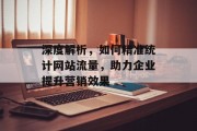 深度解析，如何精准统计网站流量，助力企业提升营销效果