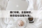 舰C攻略，全面解析，助你轻松征服大海！