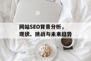 网站SEO背景分析，现状、挑战与未来趋势