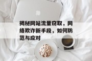 揭秘网站流量窃取，网络欺诈新手段，如何防范与应对