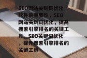 SEO网站关键词优化软件的重要性，SEO网站关键词优化，提高搜索引擎排名的关键工具，SEO关键词优化，提升搜索引擎排名的关键工具
