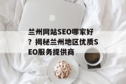 兰州网站SEO哪家好？揭秘兰州地区优质SEO服务提供商