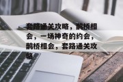 套路通关攻略，鹊桥相会，一场神奇的约会，鹊桥相会，套路通关攻略