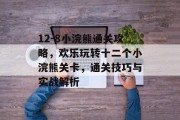12-8小浣熊通关攻略，欢乐玩转十二个小浣熊关卡，通关技巧与实战解析