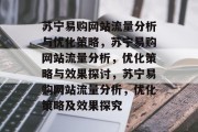 苏宁易购网站流量分析与优化策略，苏宁易购网站流量分析，优化策略与效果探讨，苏宁易购网站流量分析，优化策略及效果探究
