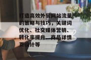 打造高效外贸网站流量的策略与技巧，关键词优化、社交媒体营销、转化率提升、商品详情页设计等