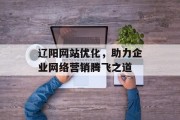 辽阳网站优化，助力企业网络营销腾飞之道