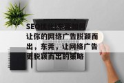 SEO优化|东莞如何让你的网络广告脱颖而出，东莞，让网络广告更脱颖而出的策略