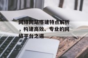 网络网站搭建特点解析，构建高效、专业的网络平台之道