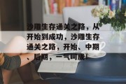 沙雕生存通关之路,从开始到成功,沙雕生存通关之路,开始、中期、后期,一气呵成!