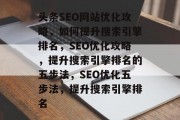 头条SEO网站优化攻略，如何提升搜索引擎排名，SEO优化攻略，提升搜索引擎排名的五步法，SEO优化五步法，提升搜索引擎排名