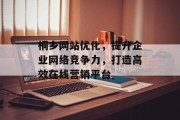 桐乡网站优化，提升企业网络竞争力，打造高效在线营销平台