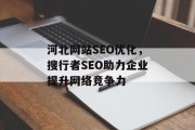 河北网站SEO优化，搜行者SEO助力企业提升网络竞争力