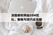 深度解析网站SEM优化，策略与技巧全攻略