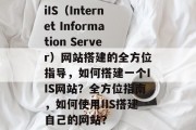 iIS（Internet Information Server）网站搭建的全方位指导，如何搭建一个IIS网站？全方位指南，如何使用IIS搭建自己的网站？