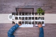 网站流量统计分析工具，助力企业洞察用户行为，提升网站运营效率