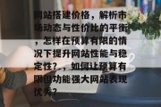 网站搭建价格，解析市场动态与性价比的平衡，怎样在预算有限的情况下提升网站性能与稳定性？，如何让预算有限但功能强大网站表现优秀？
