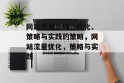 网站流量总结，优化、策略与实践的策略，网站流量优化，策略与实践