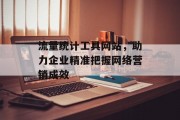 流量统计工具网站，助力企业精准把握网络营销成效
