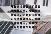互联网流量导流的重要性及其应用，互联网流量导流，企业如何利用它推动业务增长，互联网流量导流，重要性、应用与企业策略分析