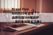 Brand Finance2025年全球品牌价值500强出炉，美的集团排名下降25位